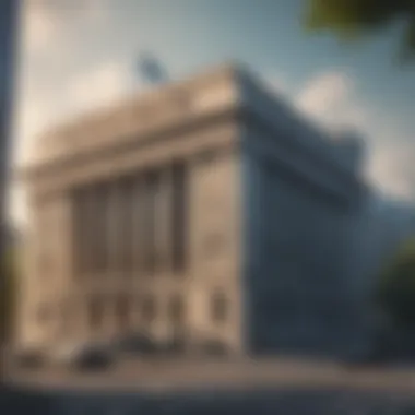 Central Bank Authority Central bank building symbolizing economic authority