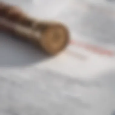 Breach of Contract Symbolized A contract document with a broken seal symbolizing breach