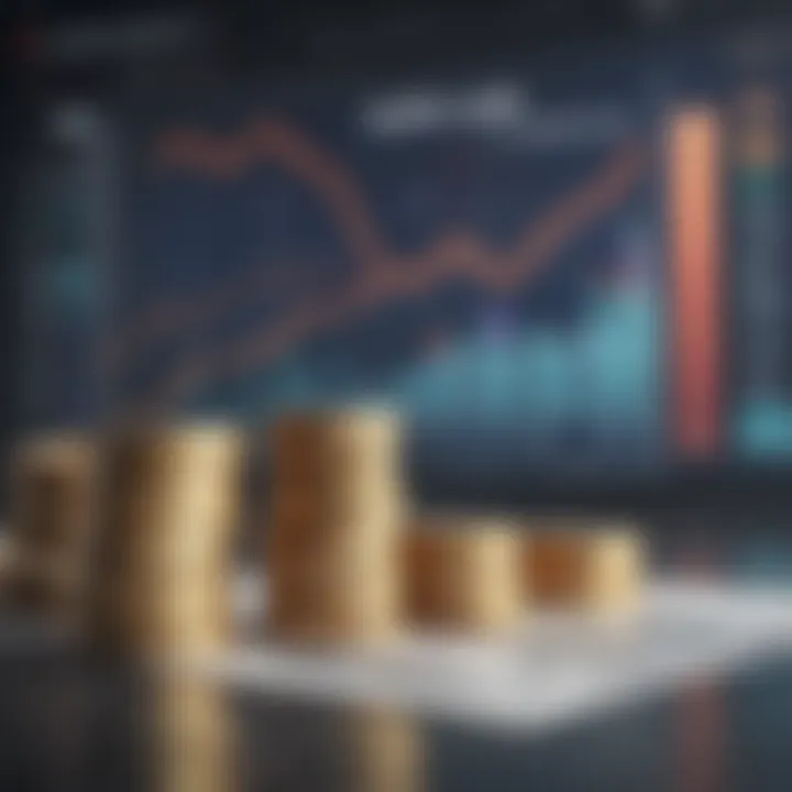 Chart comparing net profit with other financial metrics