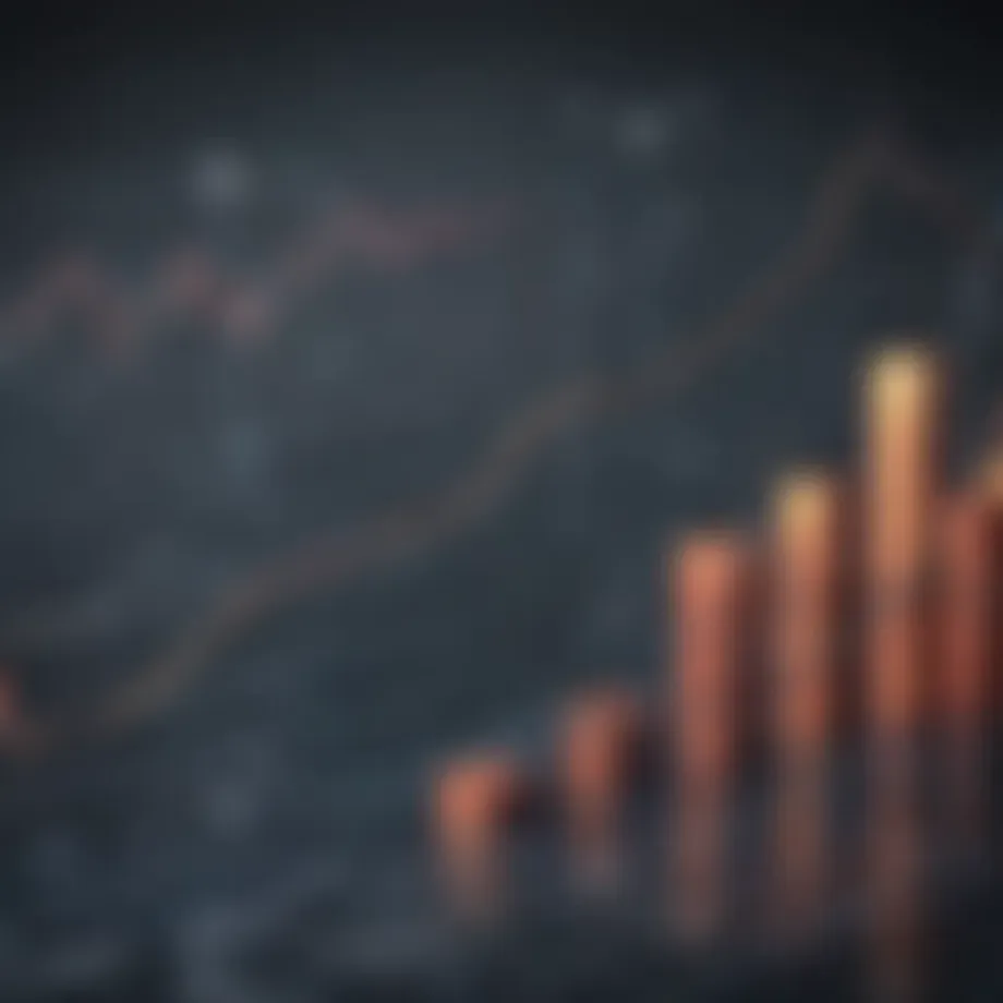 Graph illustrating net profit trends over time