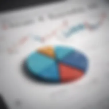 Charts showing risk management strategies in finance